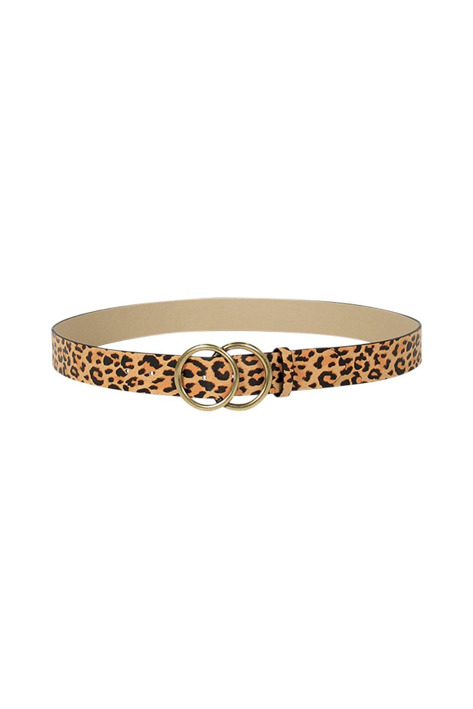[TEST] Leopard Double Circle Belt