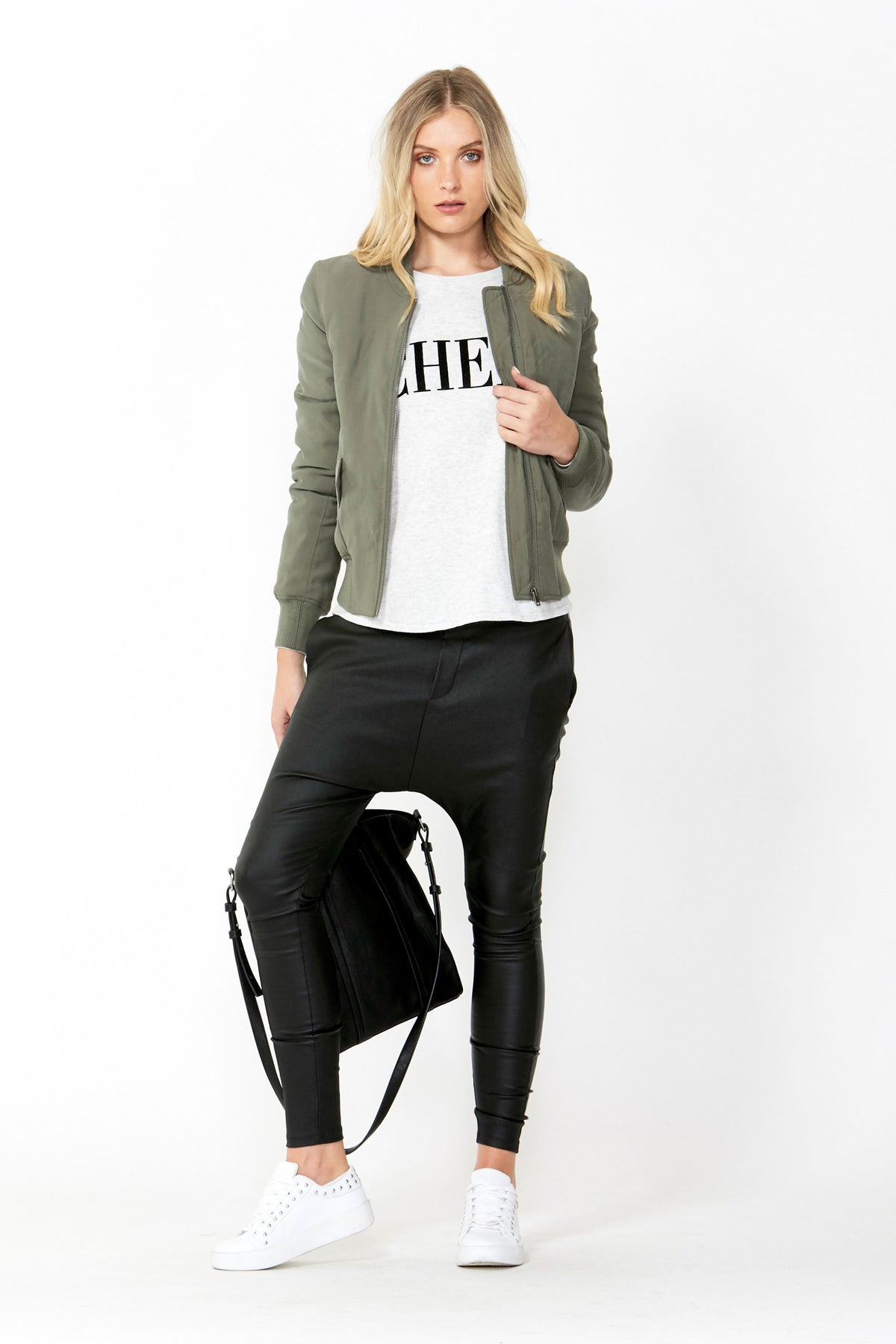 [TEST] Cheri Text Applique Pullover