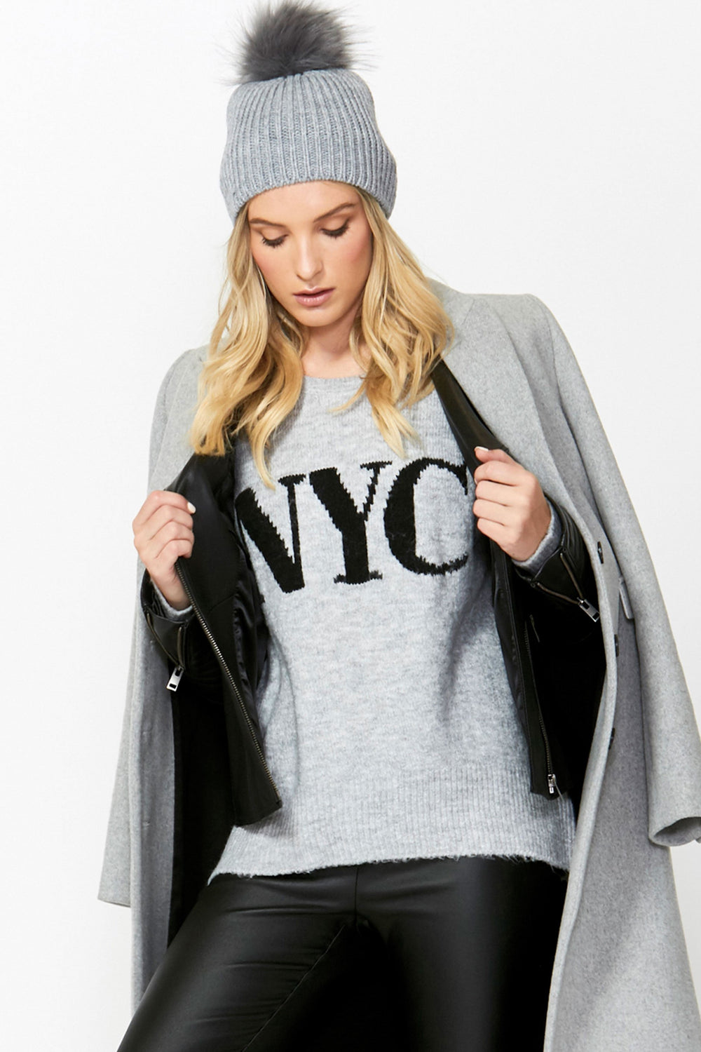 [TEST] NYC Text Knit Pullover