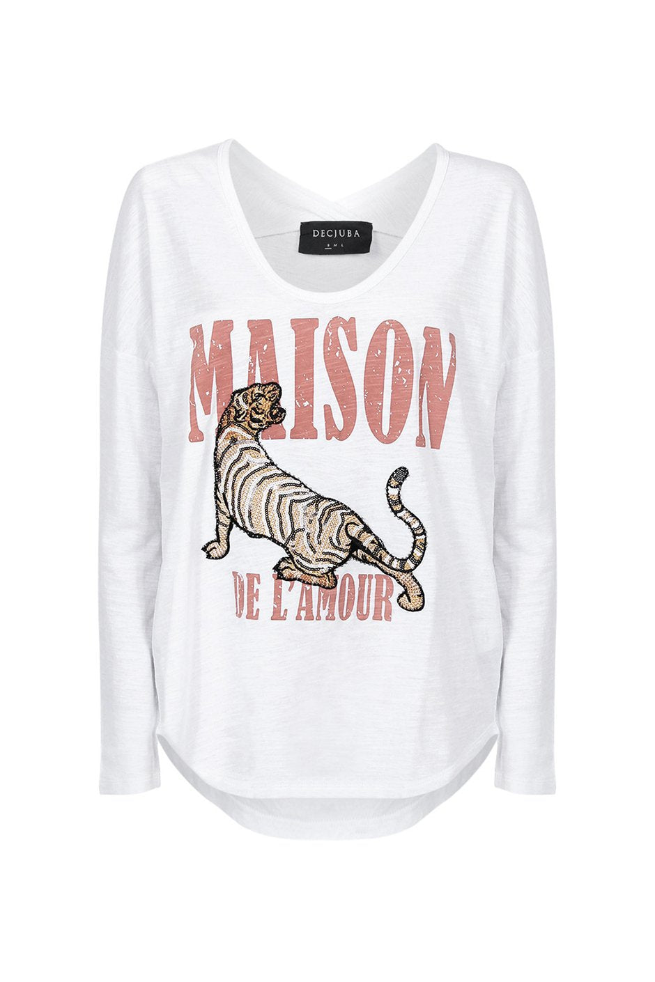 [TEST] Maison Beaded Long Sleeve Tee