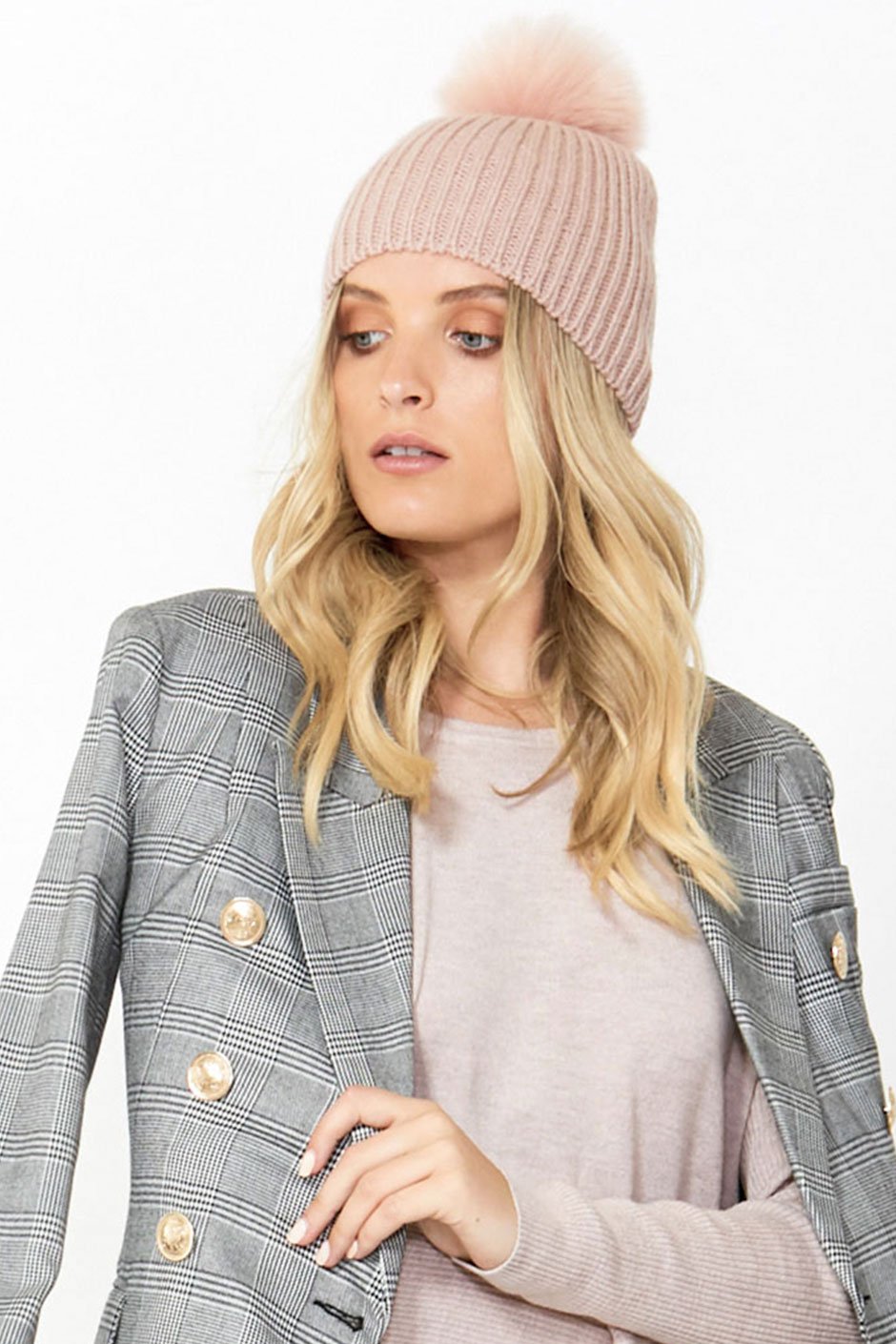 [TEST] Paige Single Pom Beanie