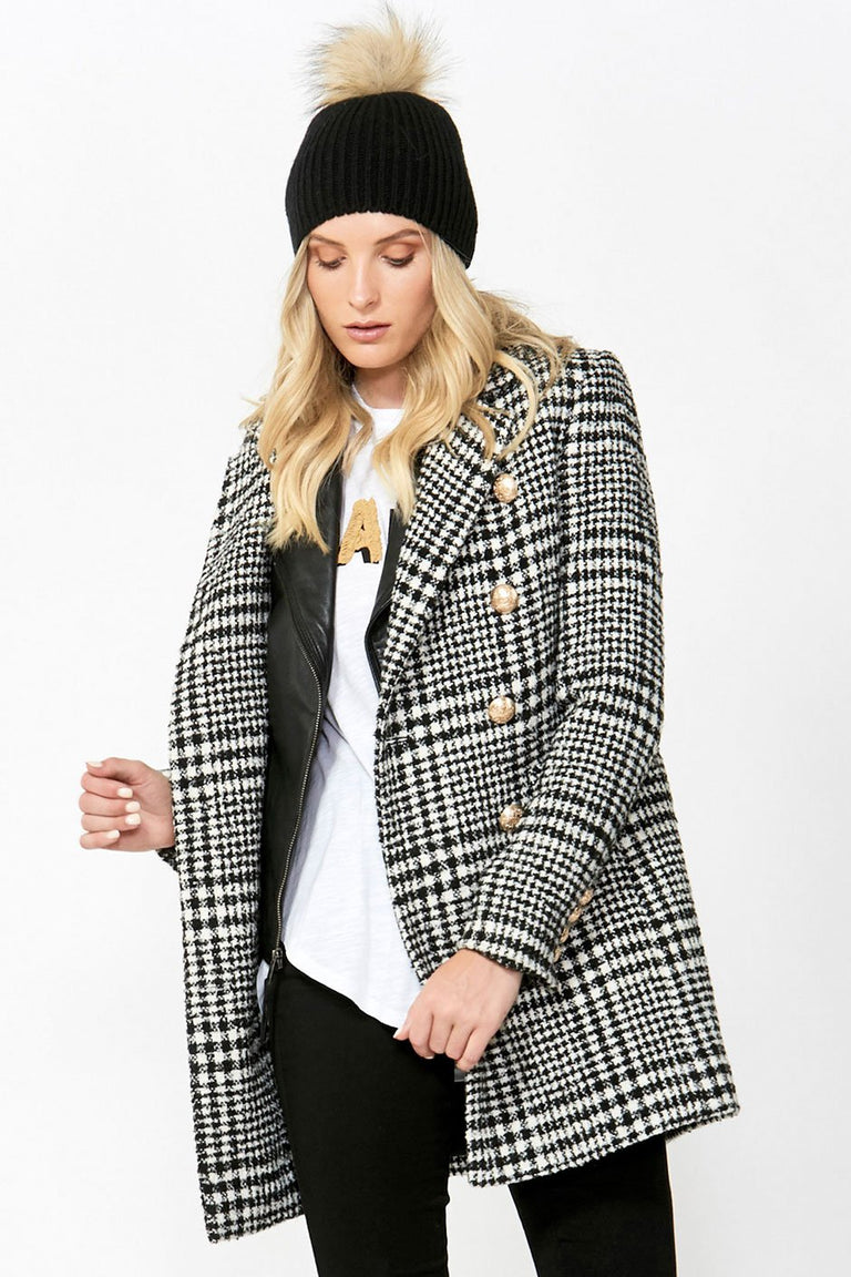 [TEST] Lilla Boucle Check Coat