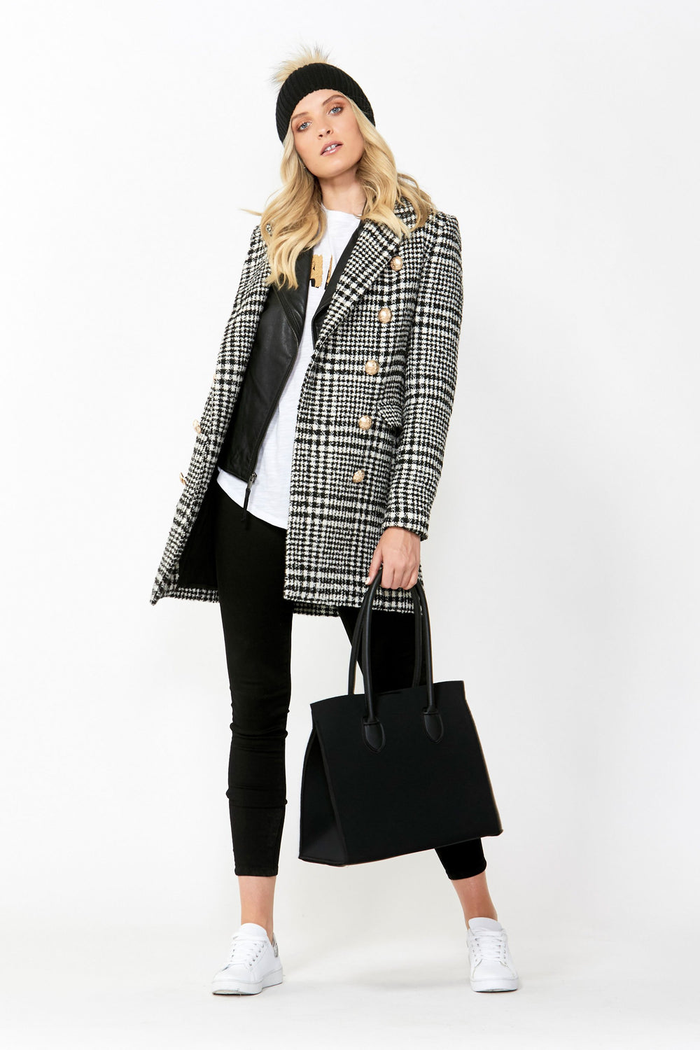 [TEST] Lilla Boucle Check Coat