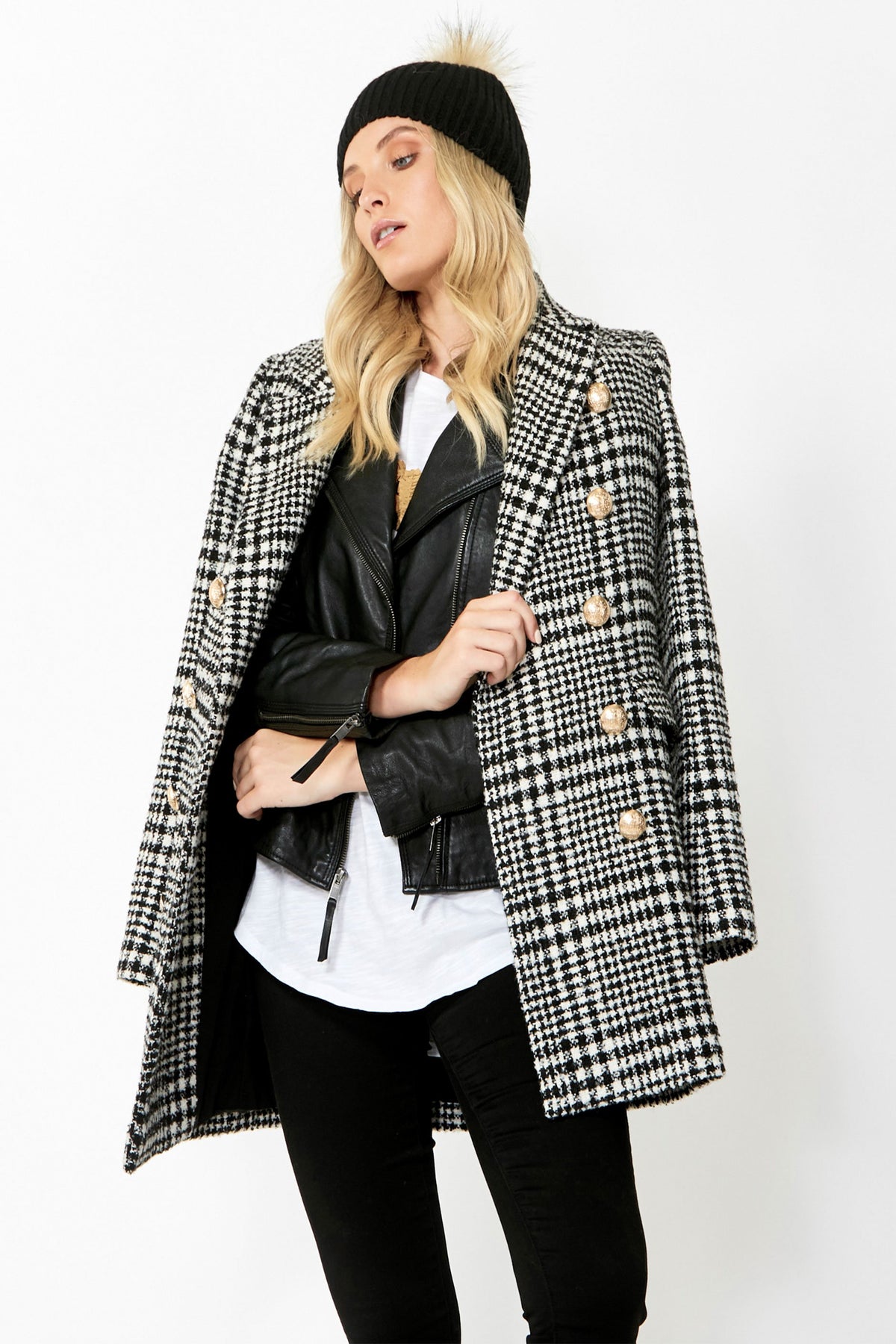 [TEST] Lilla Boucle Check Coat