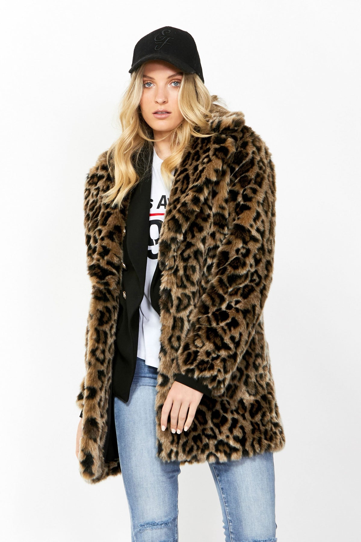 [TEST] Hannah Faux Fur Leopard Coat