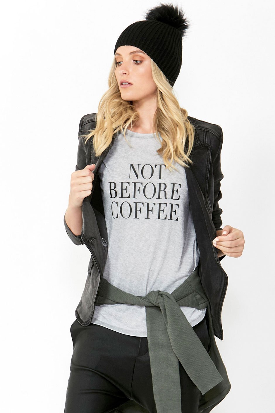 [TEST] Not Before Coffee Tee