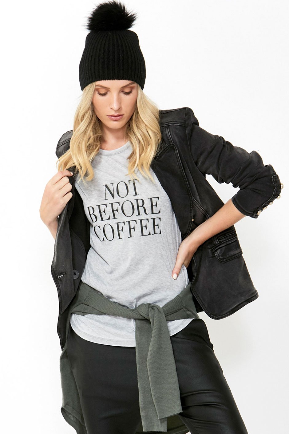 [TEST] Not Before Coffee Tee