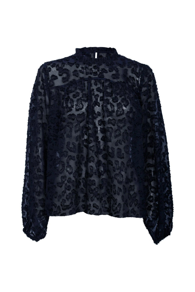 [TEST] Arabella Animal Burnout Blouse