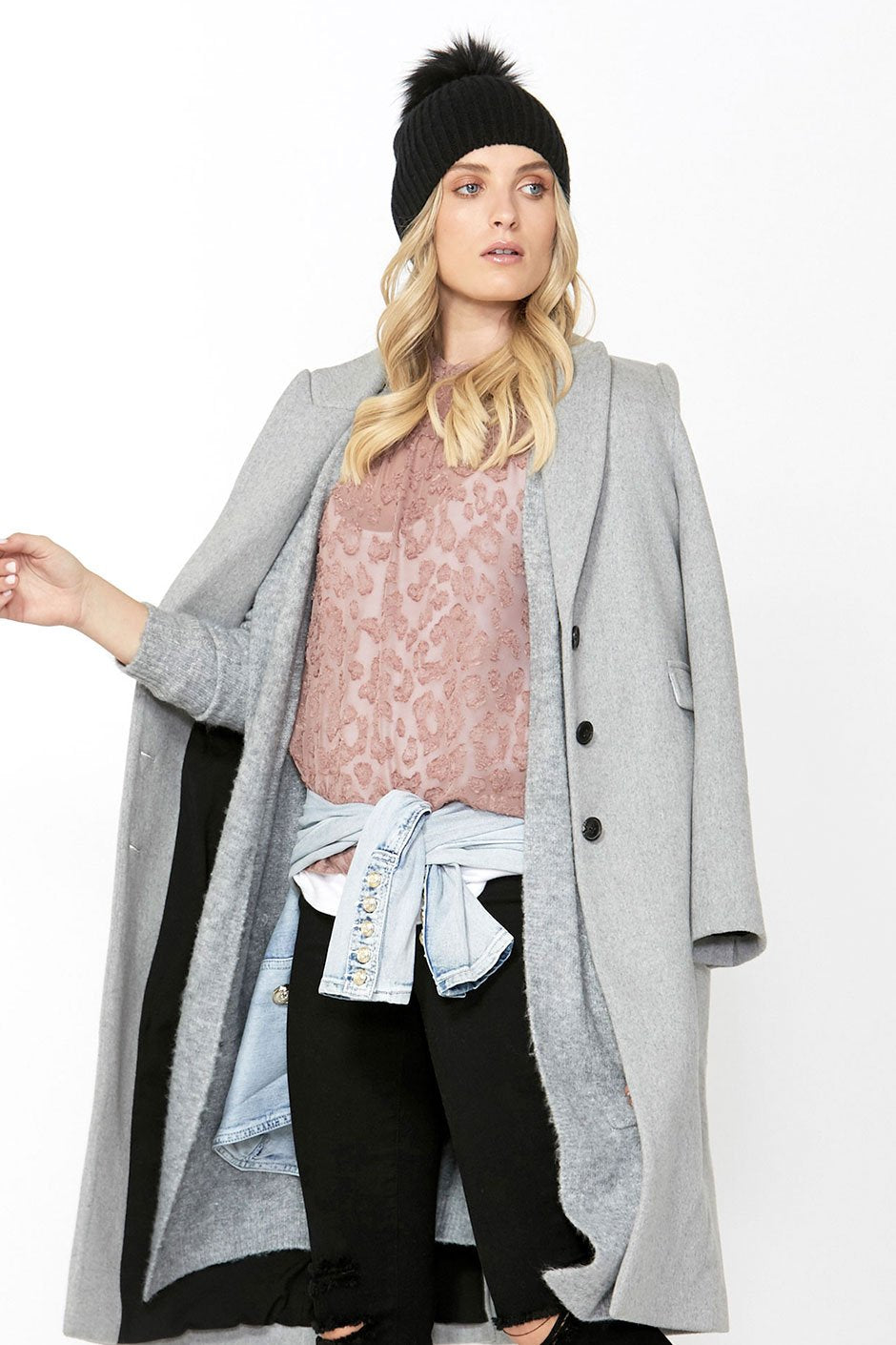 [TEST] Arabella Animal Burnout Blouse