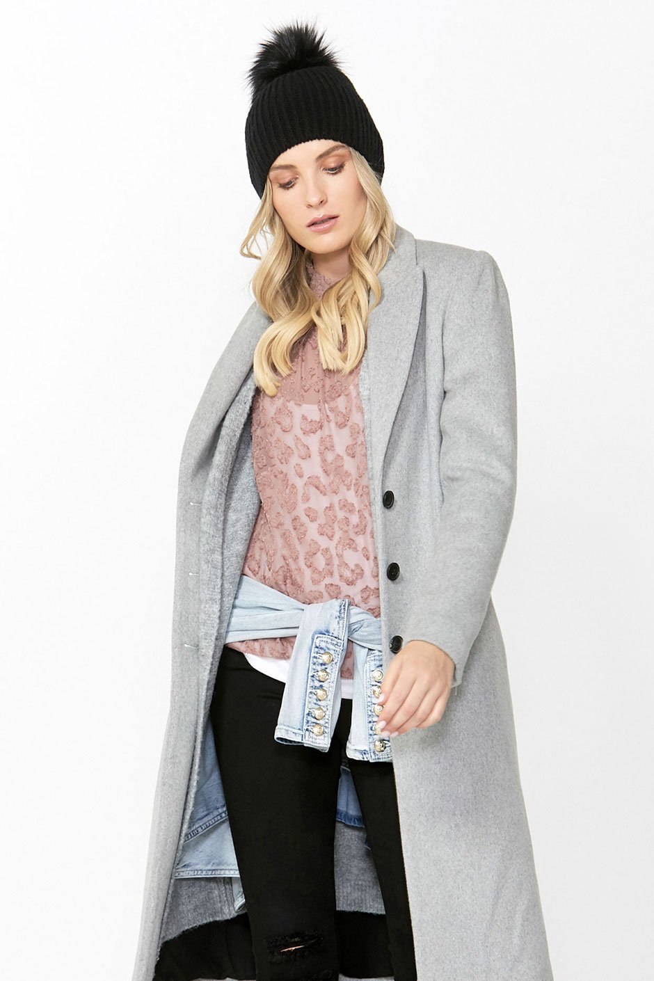 [TEST] Arabella Animal Burnout Blouse