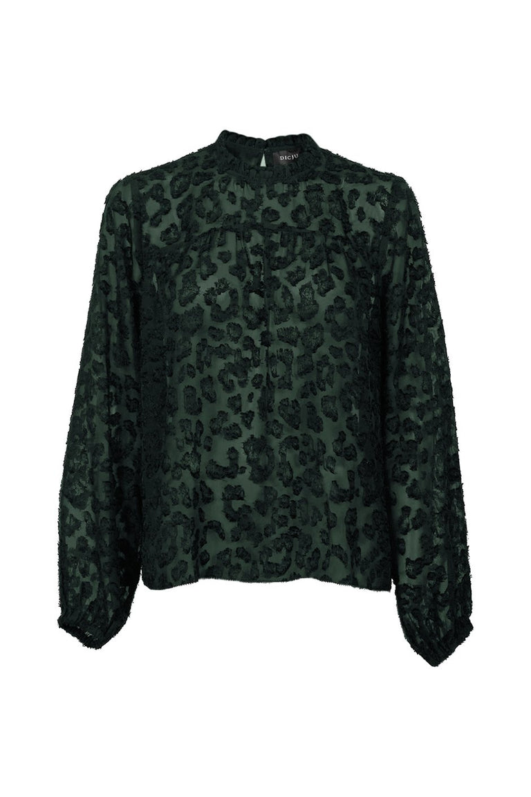 [TEST] Arabella Animal Burnout Blouse