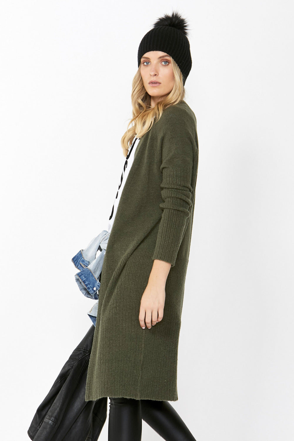 [TEST] Marina Rib Sleeve Cardi
