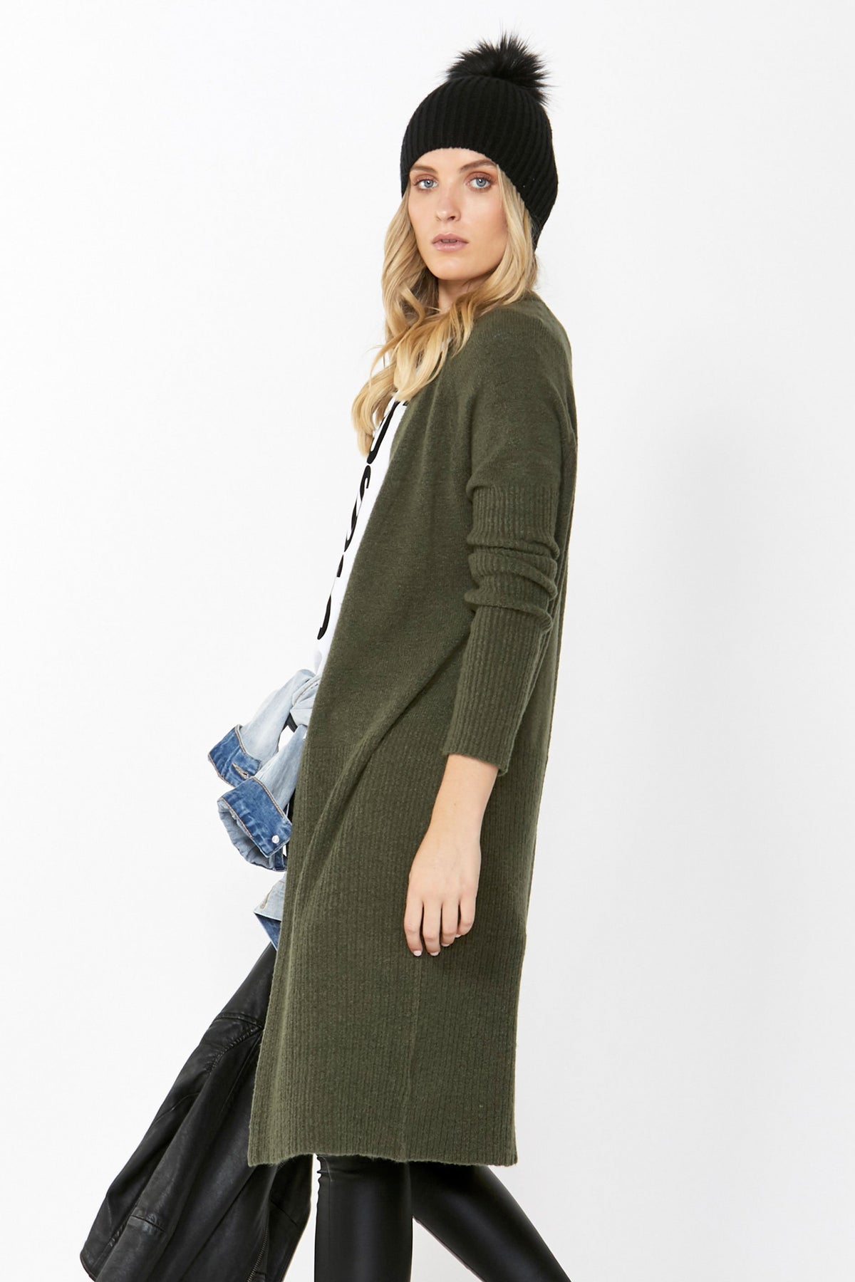 [TEST] Marina Rib Sleeve Cardi
