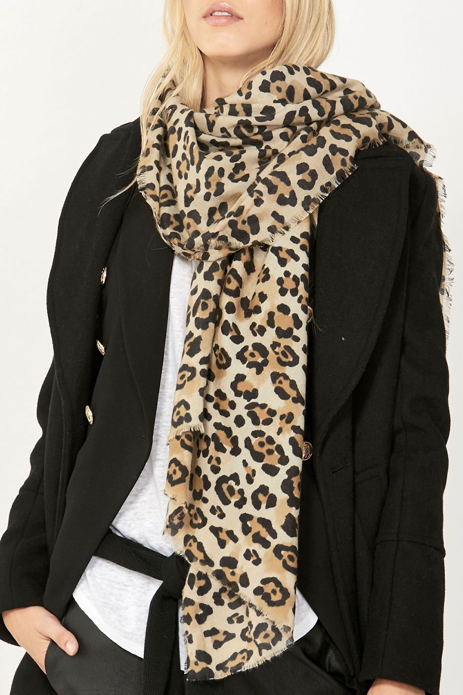 [TEST] Leopard Print Scarf