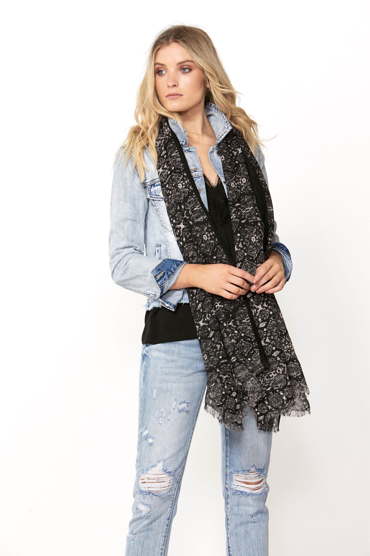 [TEST] Animal Twin Lines Scarf