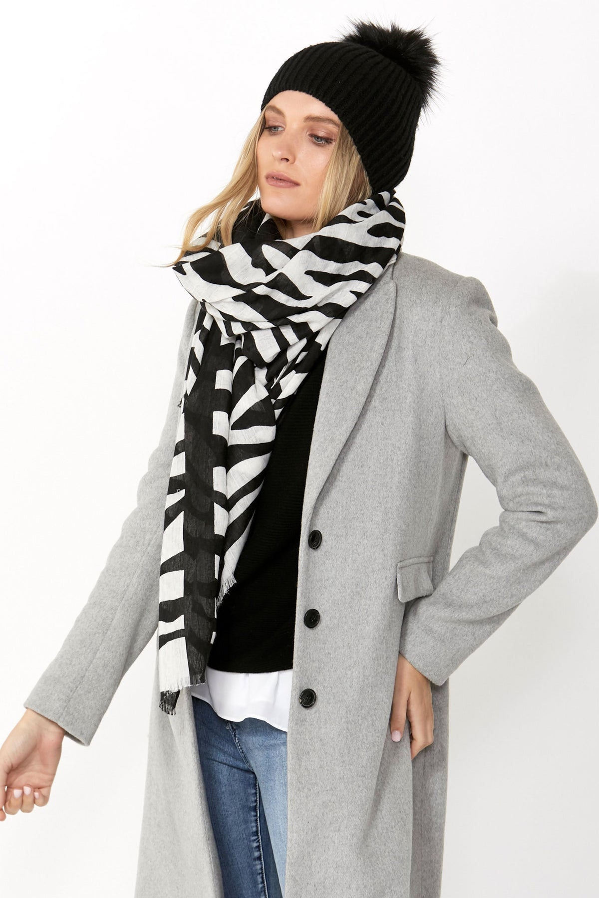 [TEST] Animal Twin Lines Scarf