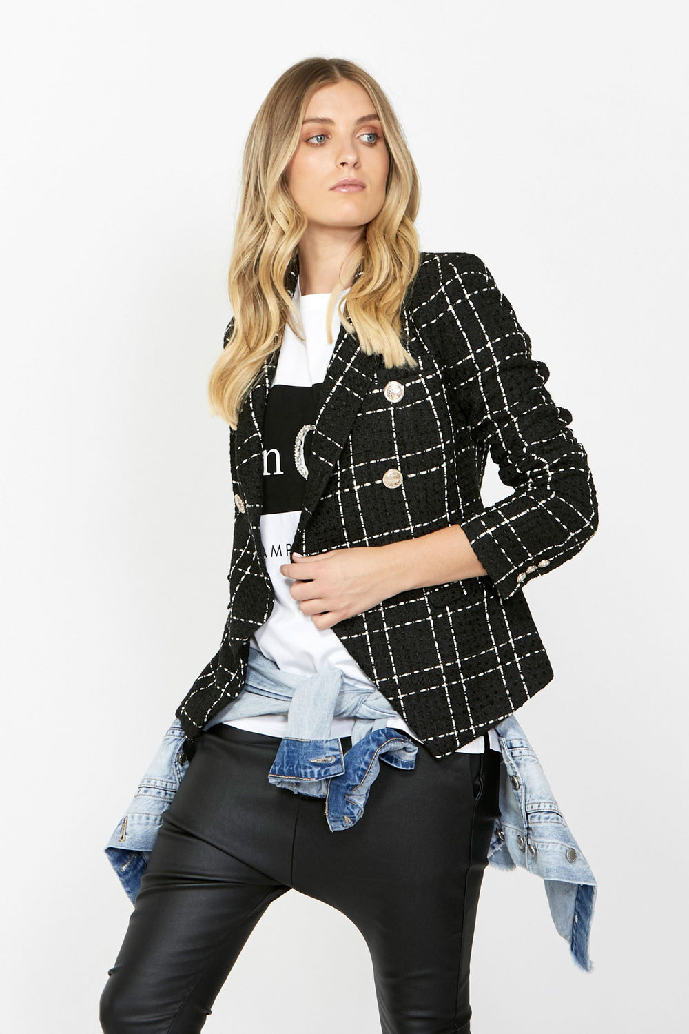 [TEST] Carly Boucle Blazer