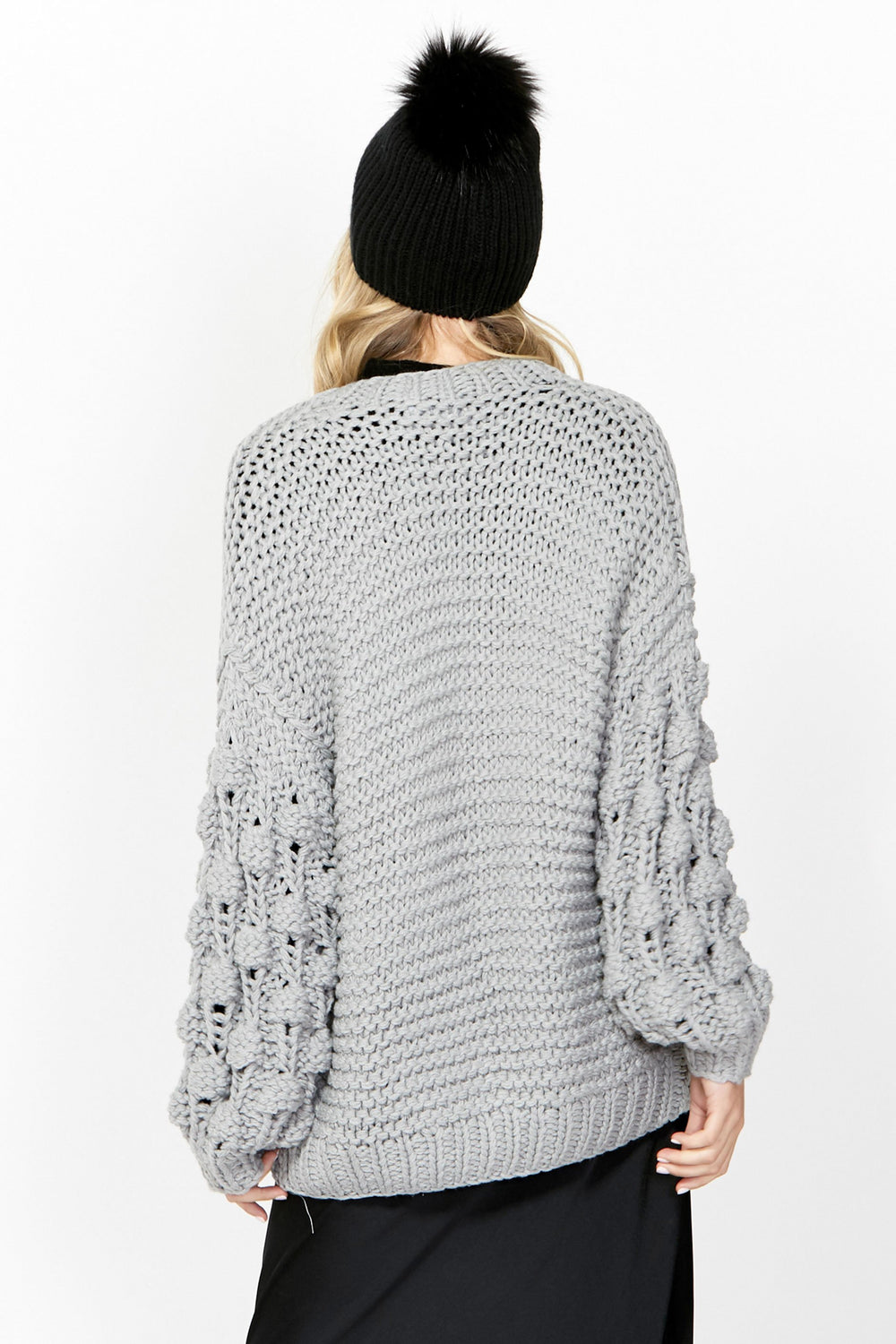 [TEST] Chloe Pom Detail Cardigan
