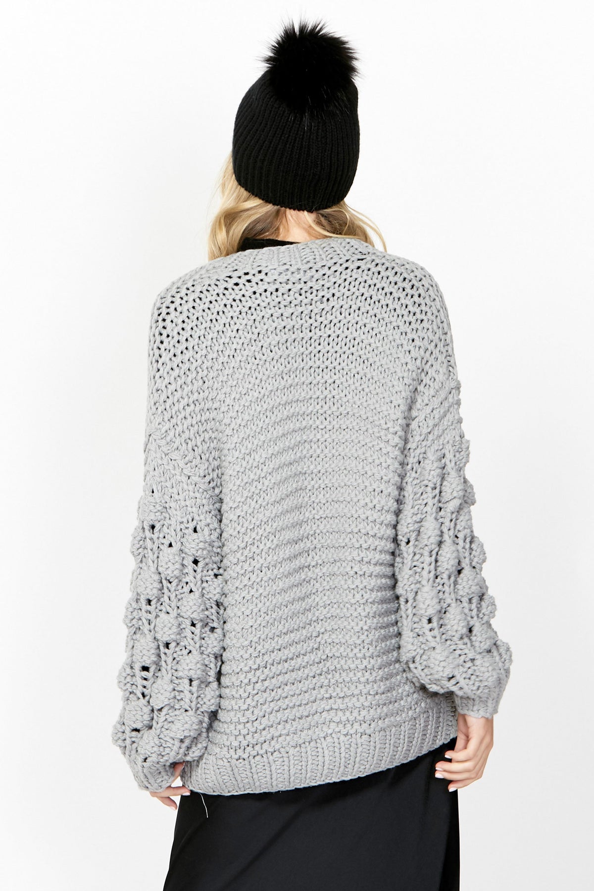[TEST] Chloe Pom Detail Cardigan