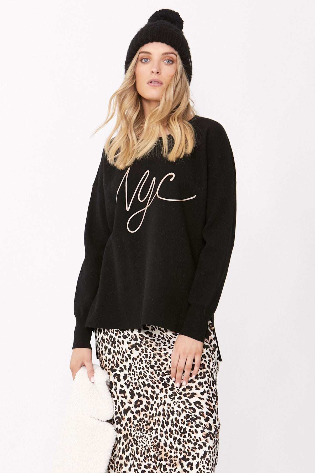 [TEST] NYC Rope Text Pullover