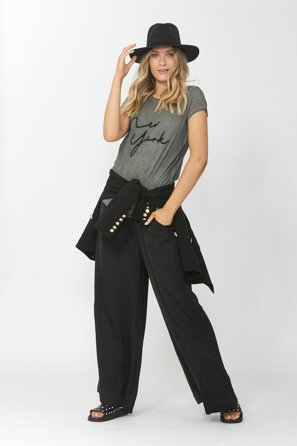 [TEST] New York Embellished Tee