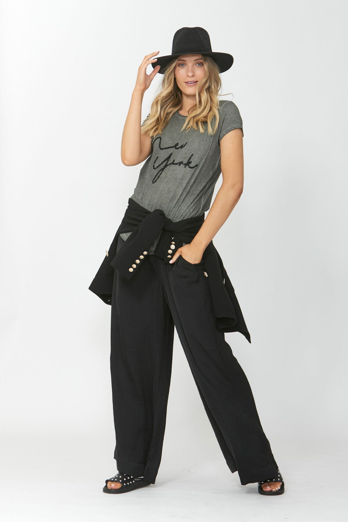 [TEST] New York Embellished Tee