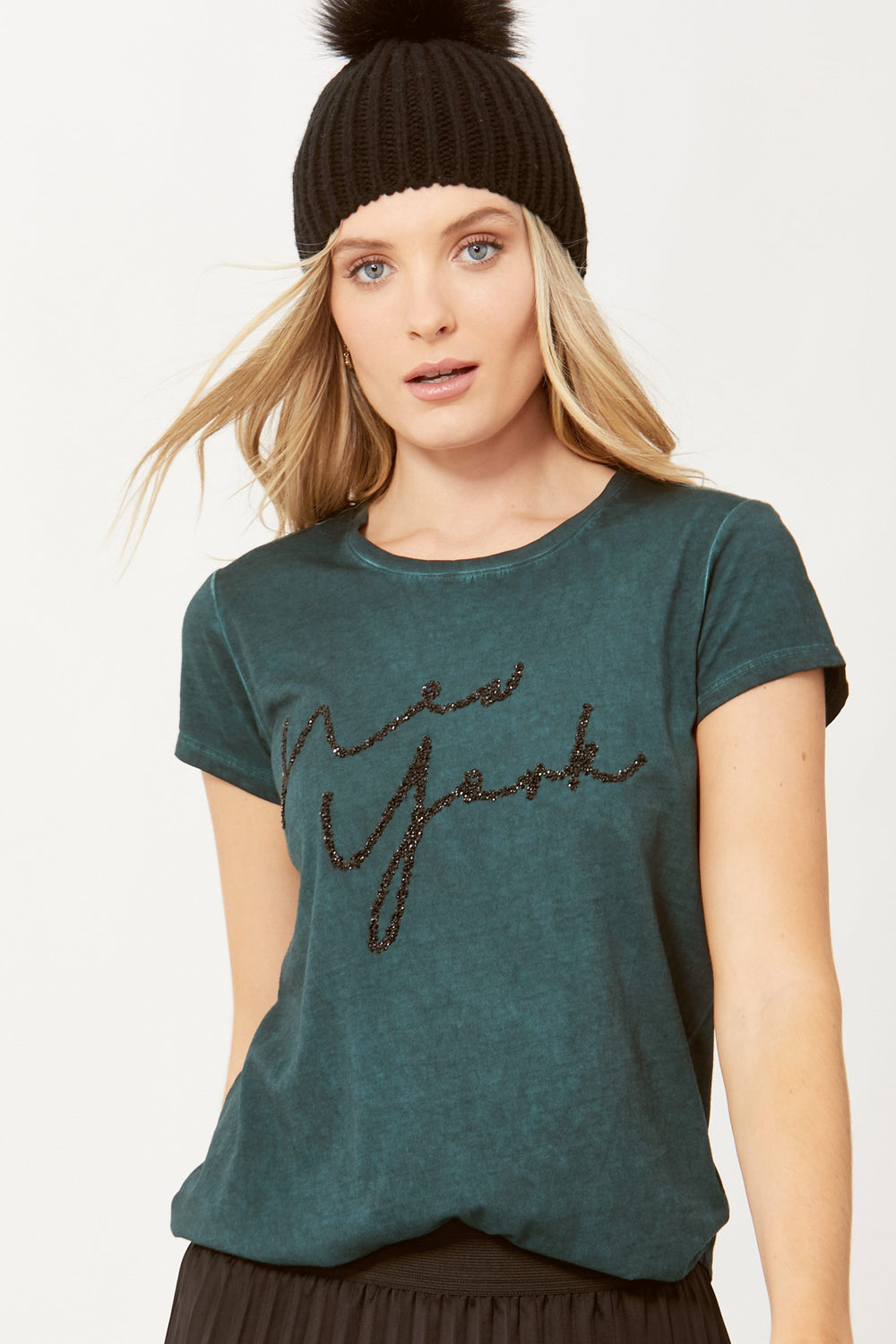 [TEST] New York Embellished Tee