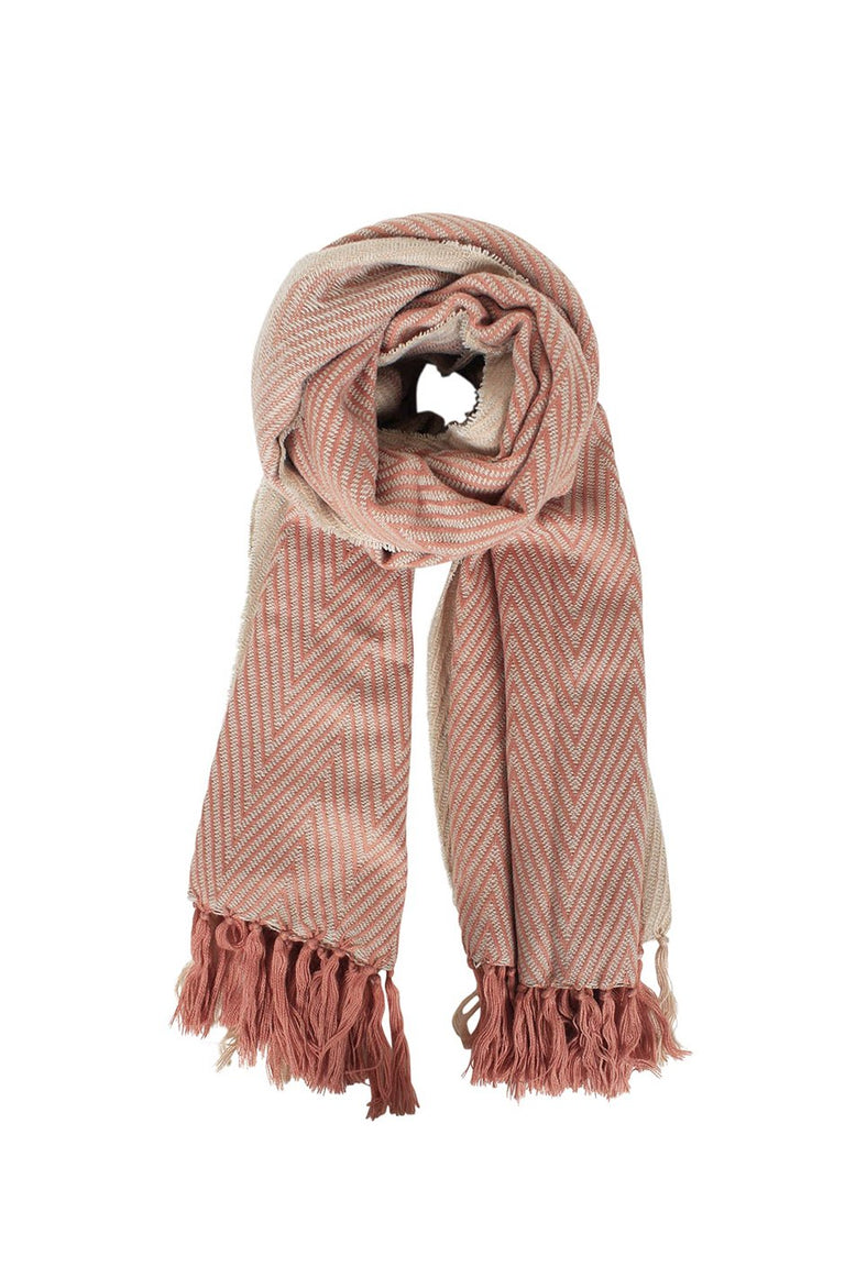 [TEST] Zig Zag Tassel Scarf