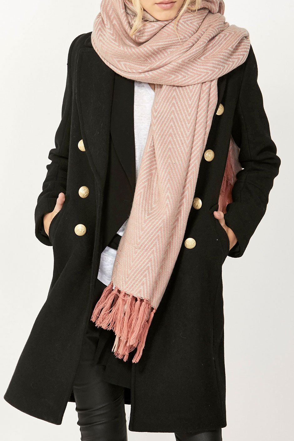 [TEST] Zig Zag Tassel Scarf