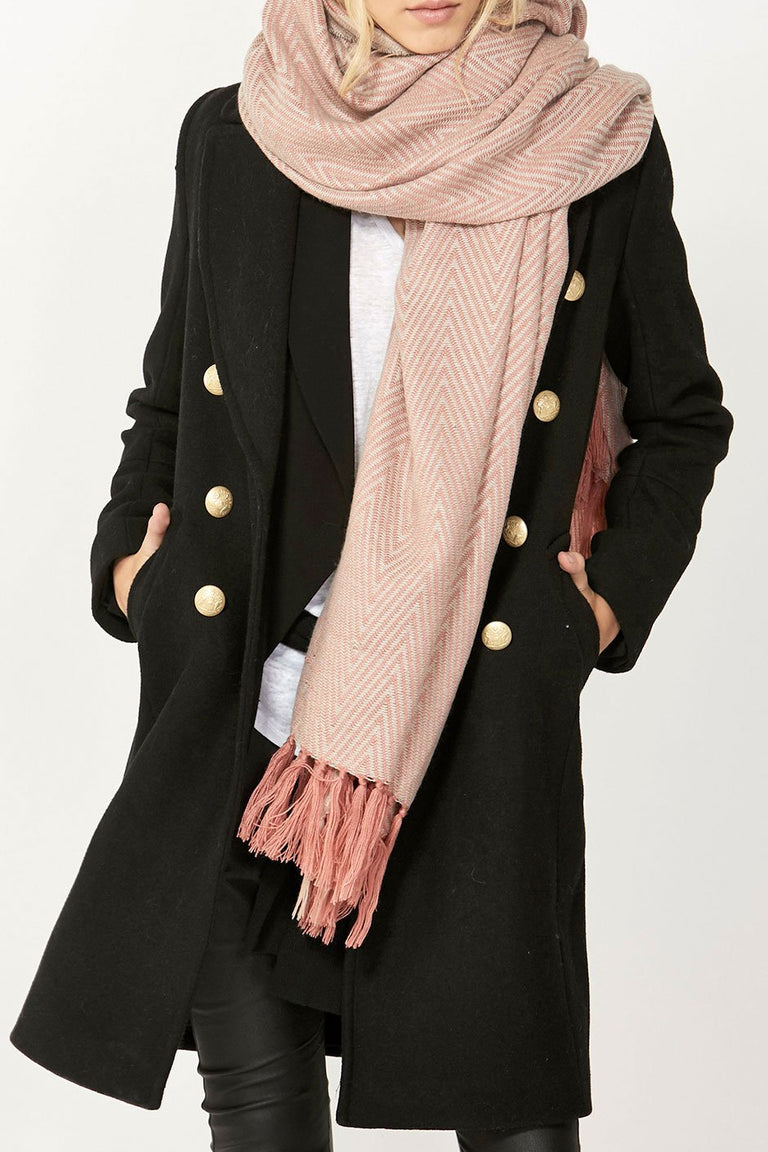 [TEST] Zig Zag Tassel Scarf