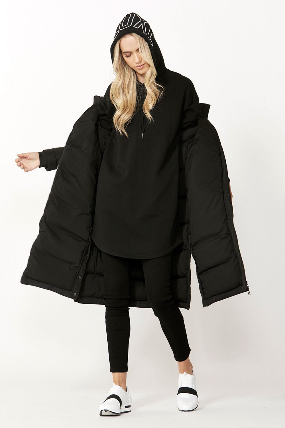 [TEST] Luxe Hooded Sweat Dress