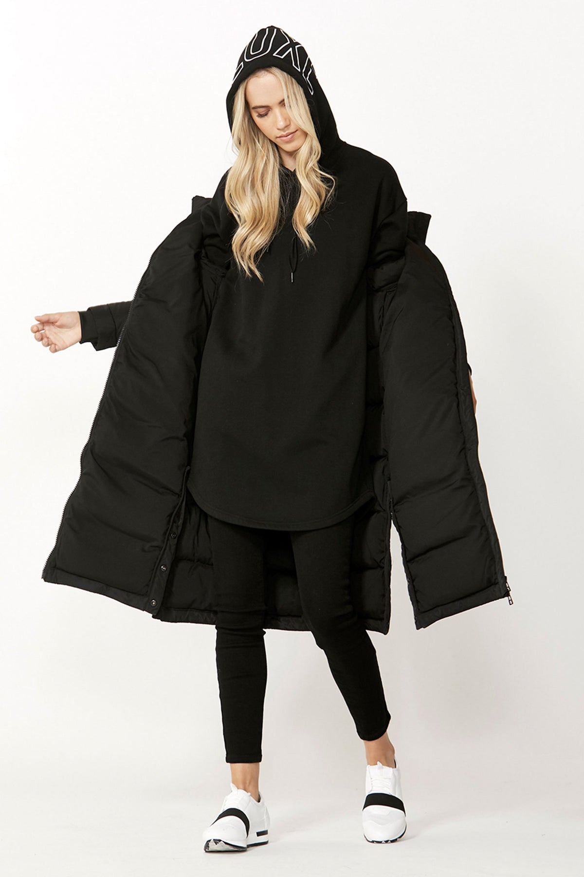 [TEST] Luxe Hooded Sweat Dress