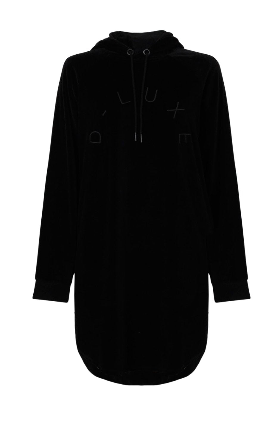 [TEST] Luxe Velour Hooded Dress