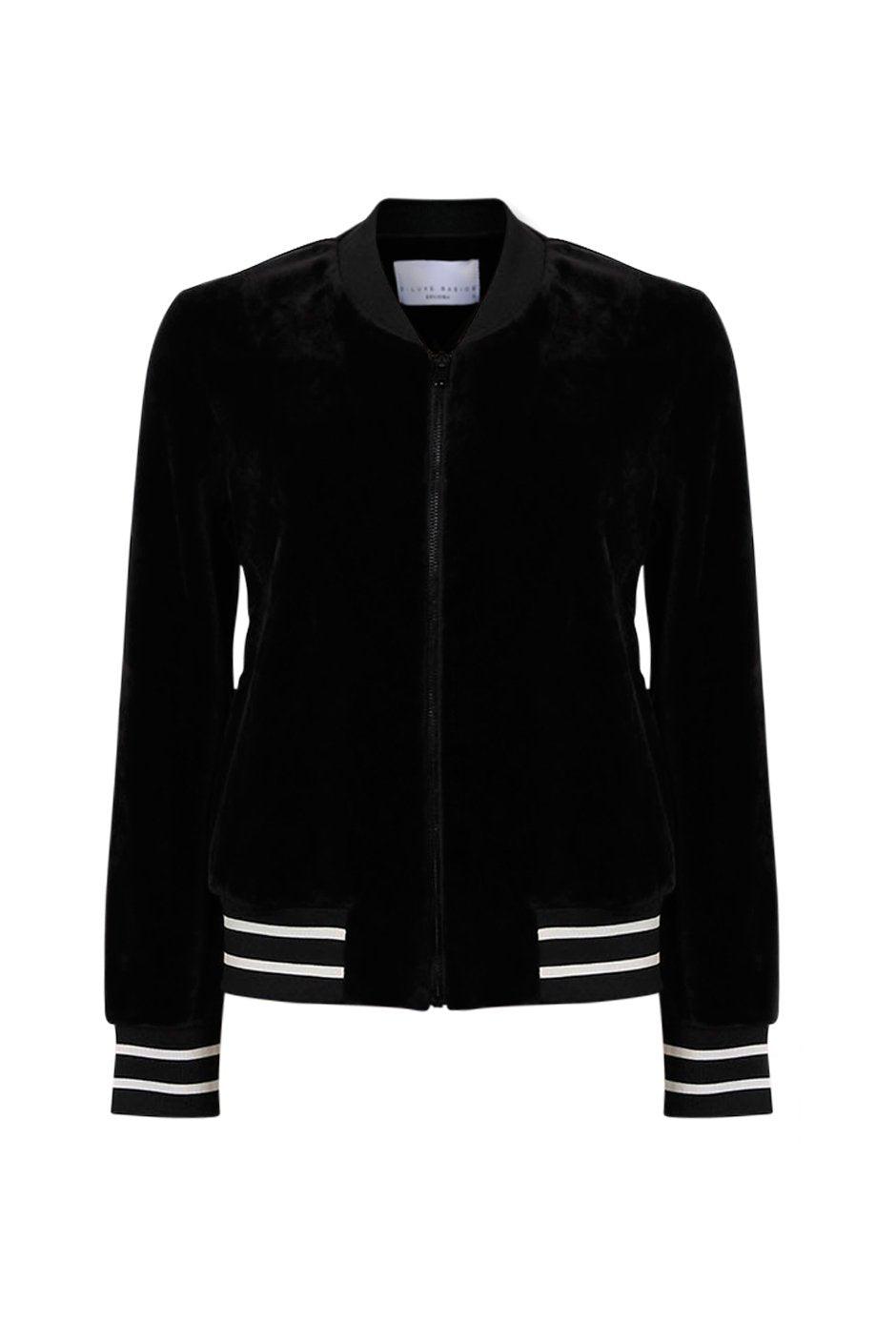 [TEST] Luxe Velour Bomber Jacket