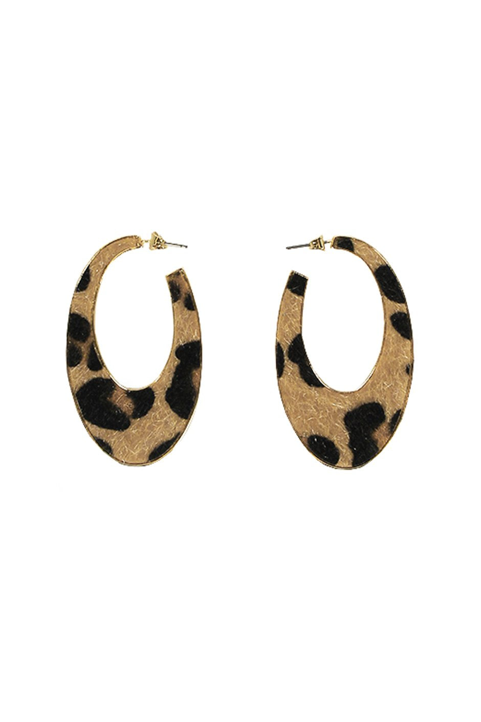 [TEST] Fawn Oval Hoop Earrings