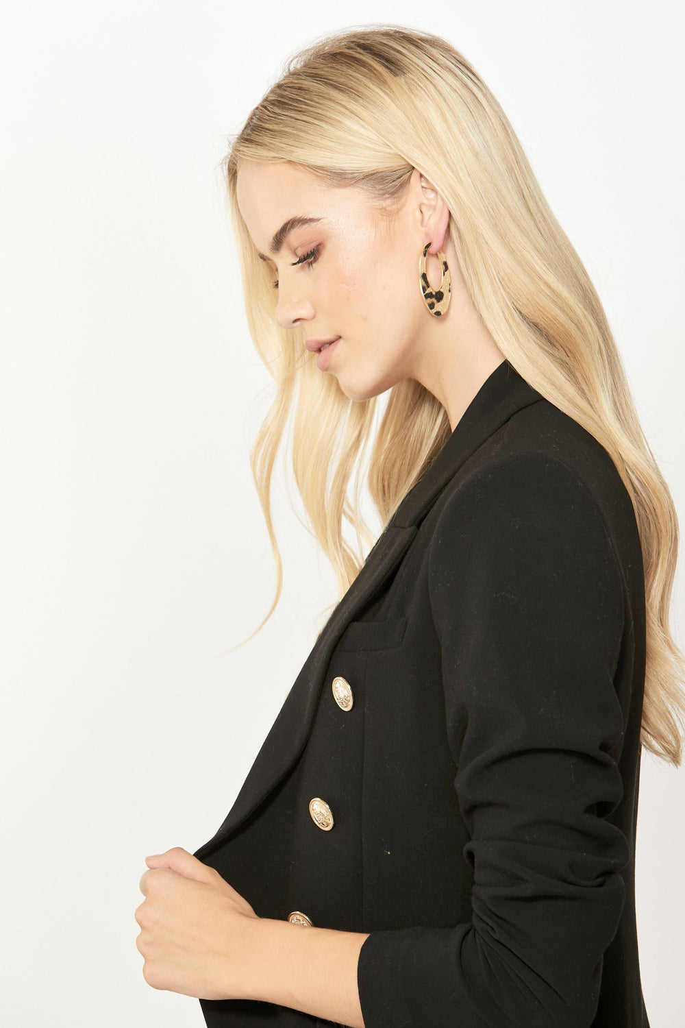 [TEST] Fawn Oval Hoop Earrings