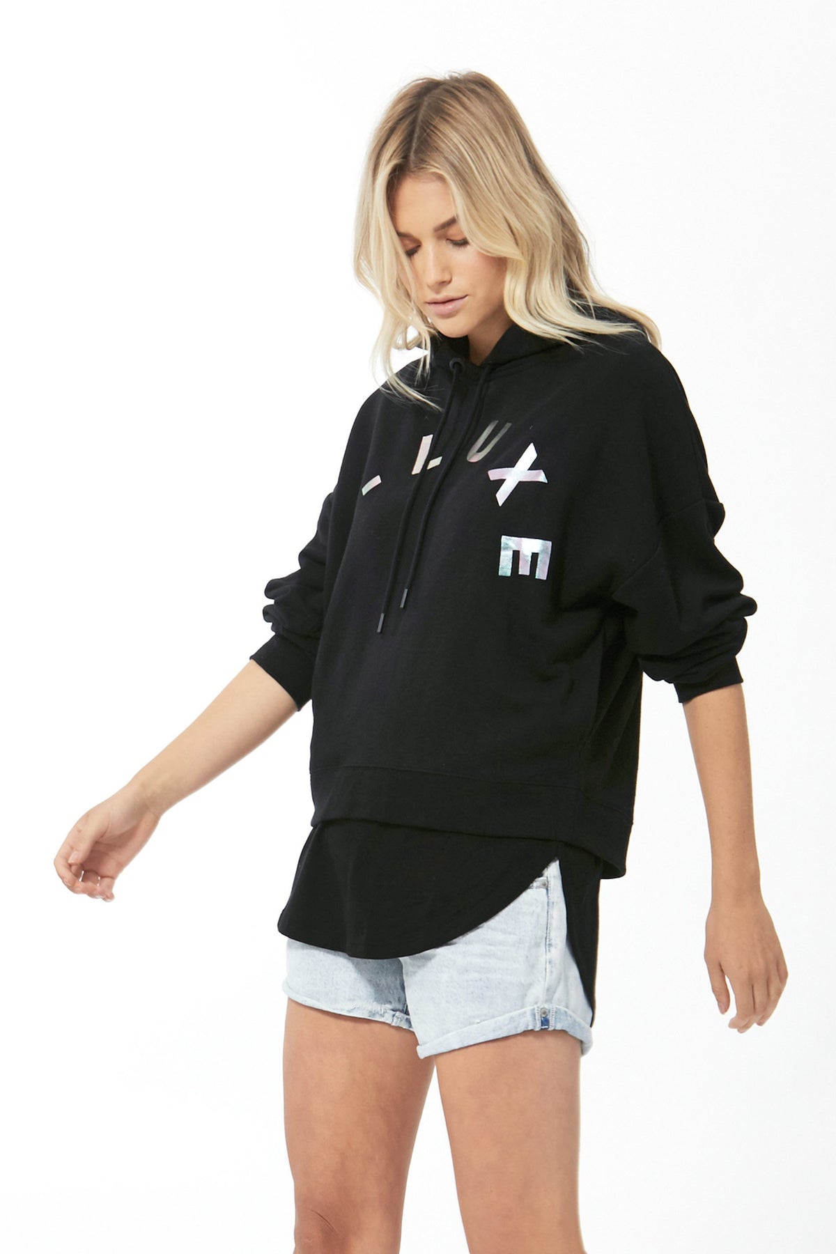 [TEST] D-Luxe Foil Hooded Sweat