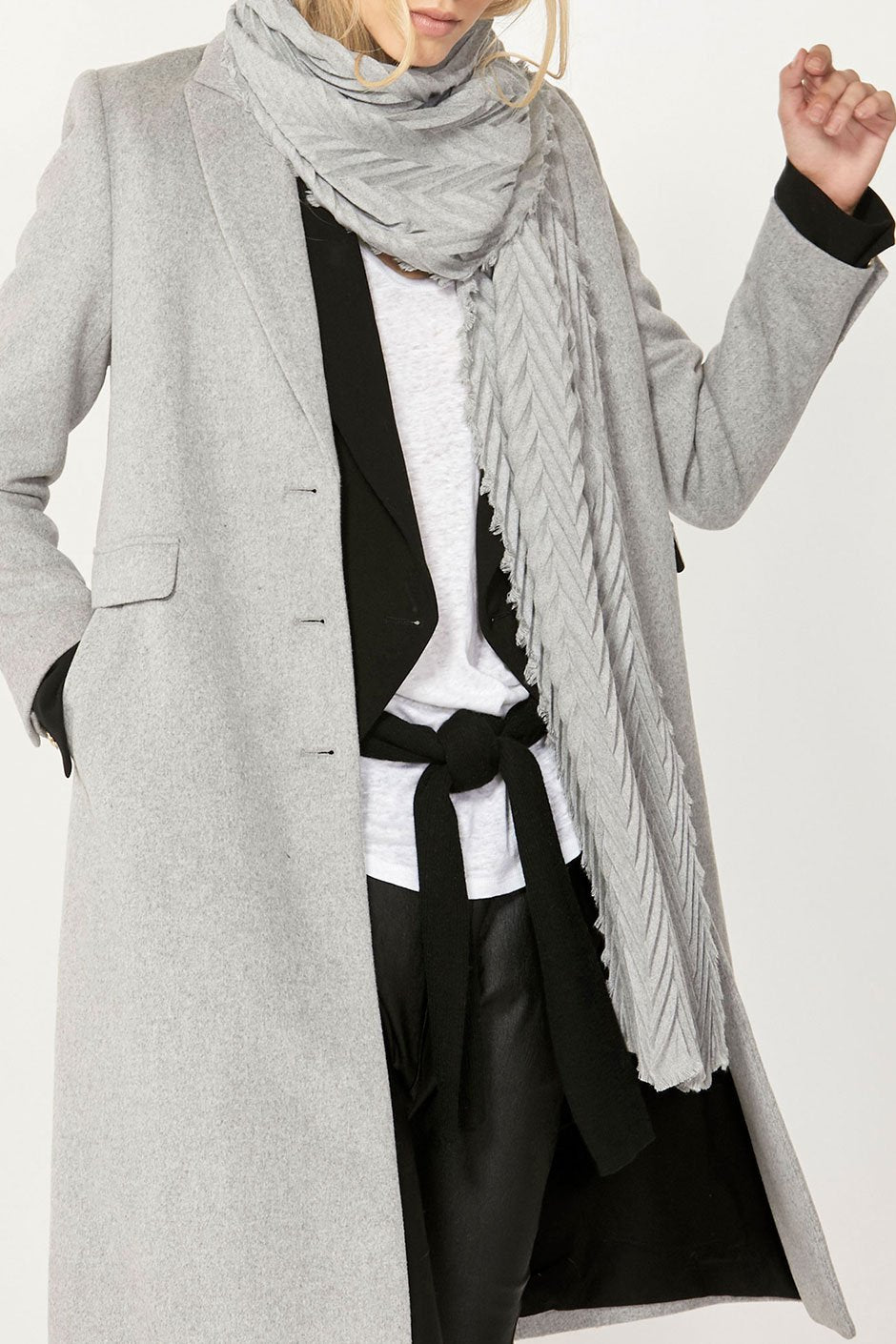 [TEST] Pleated Zig Zag Scarf