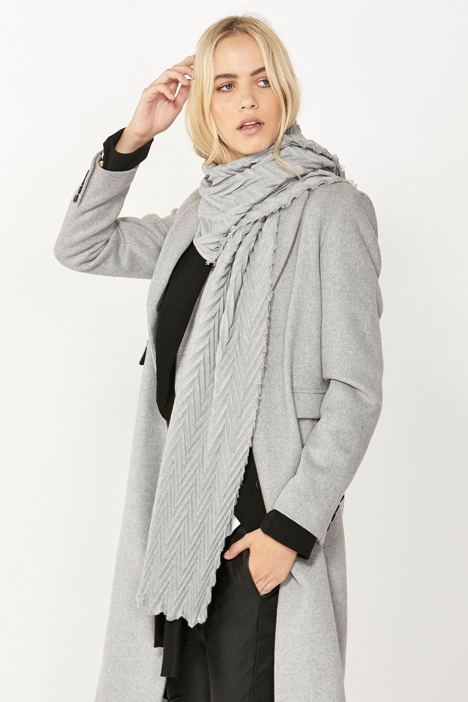 [TEST] Pleated Zig Zag Scarf