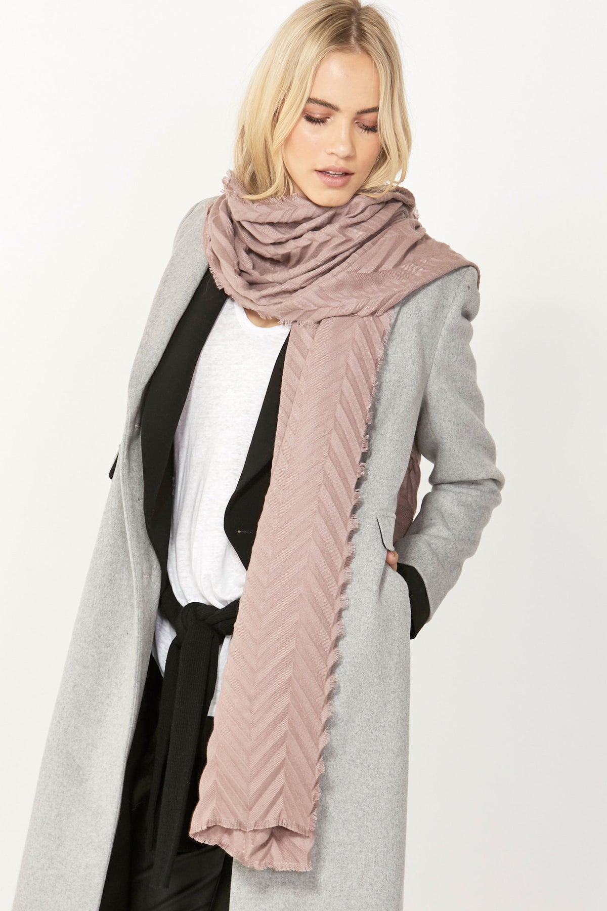 [TEST] Pleated Zig Zag Scarf