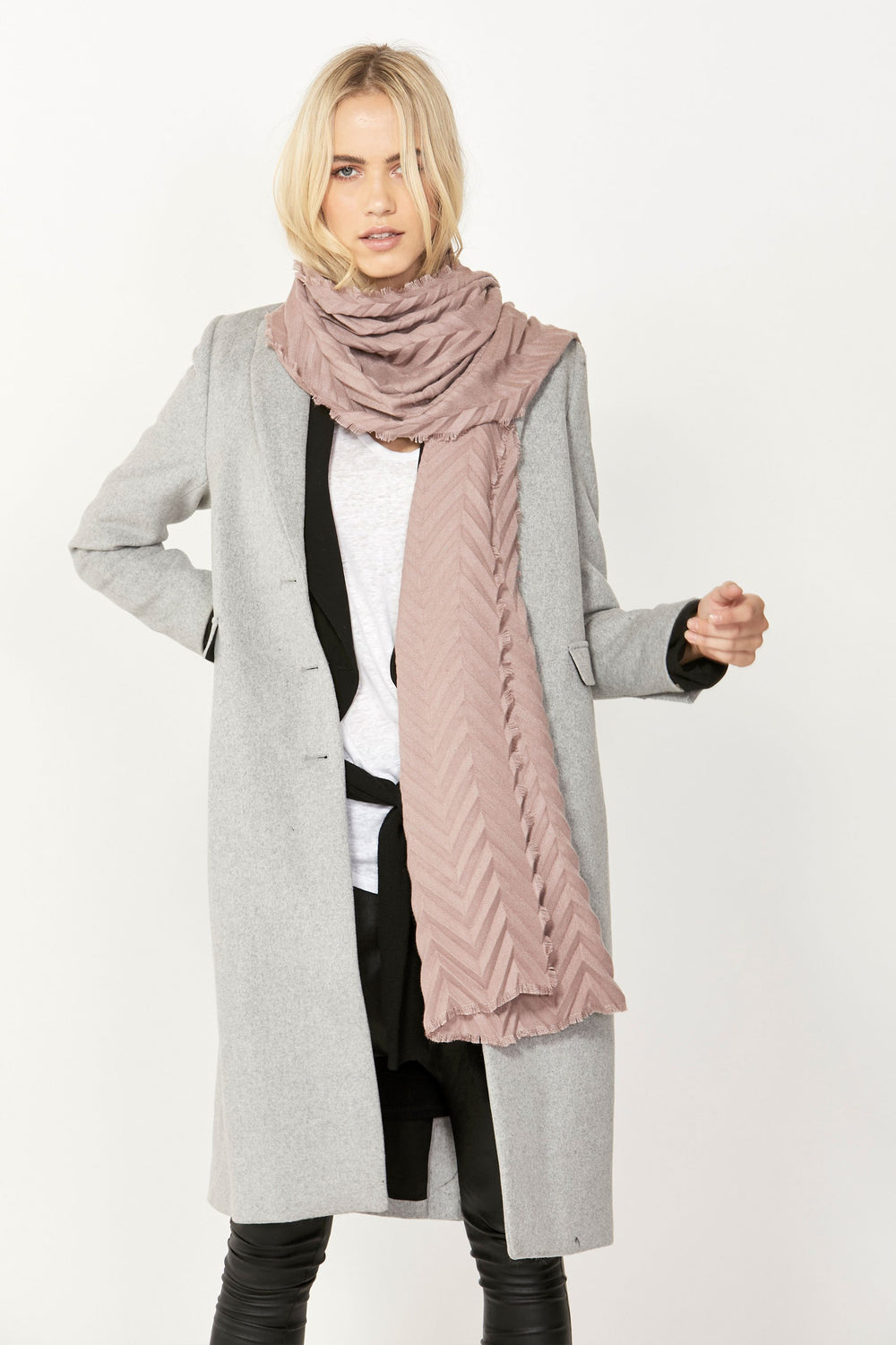 [TEST] Pleated Zig Zag Scarf
