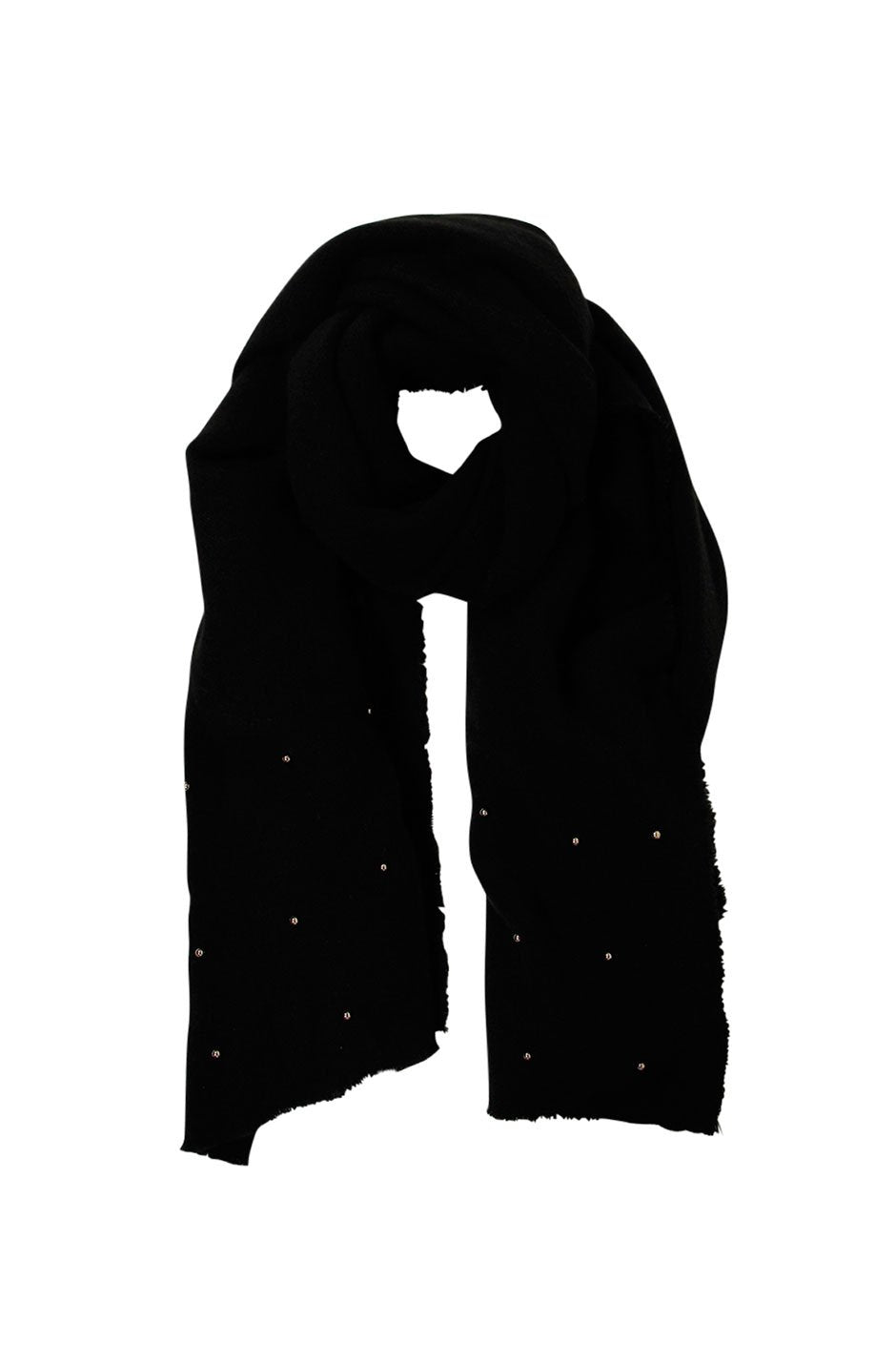 [TEST] Stud Detail Woven Scarf
