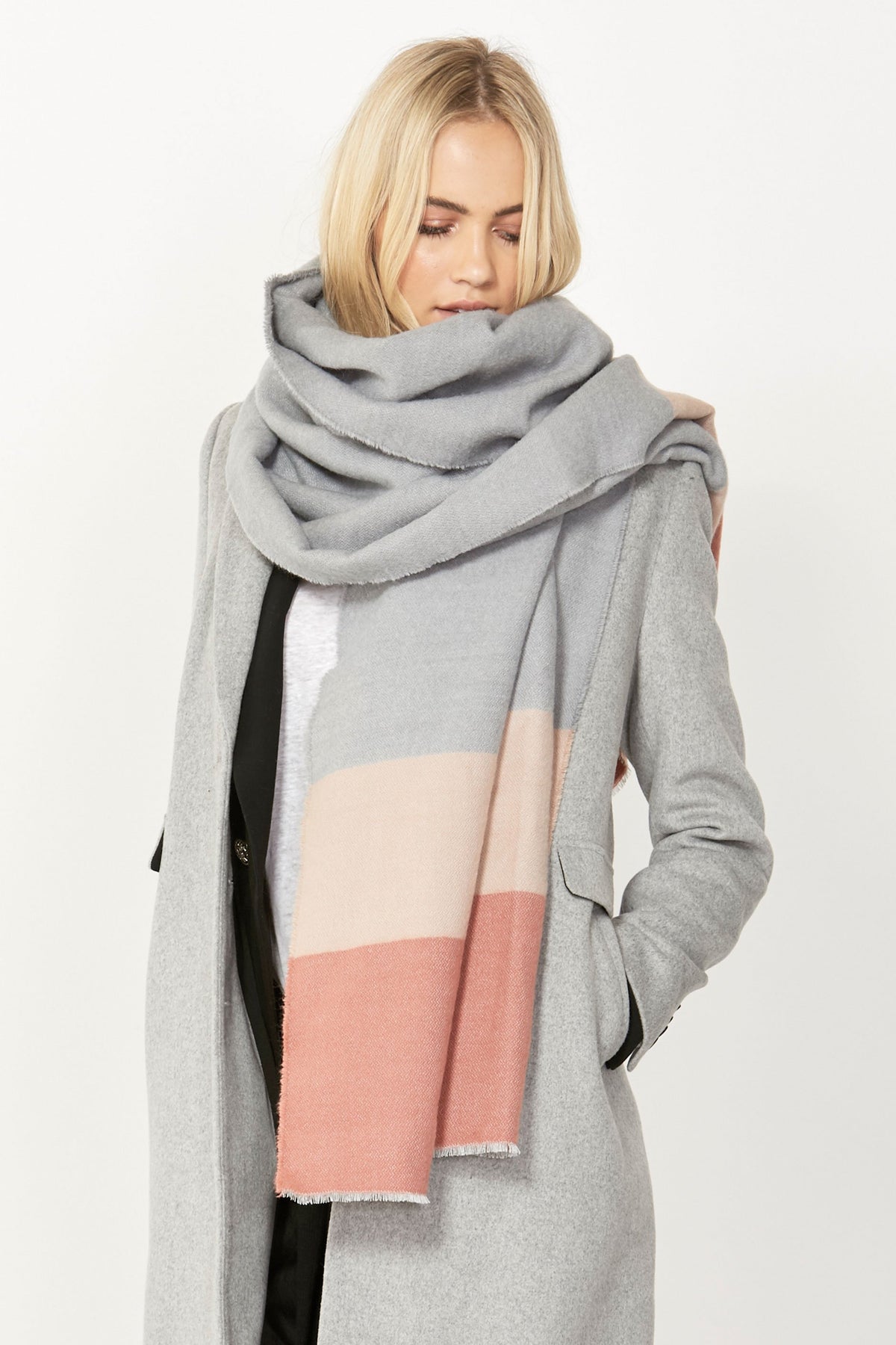[TEST] Three Tone Woven Scarf