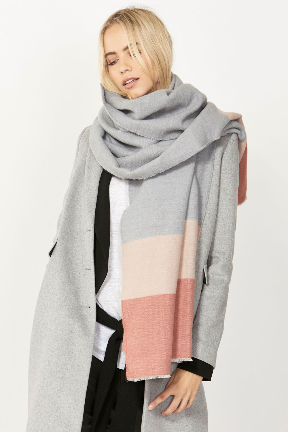 [TEST] Three Tone Woven Scarf