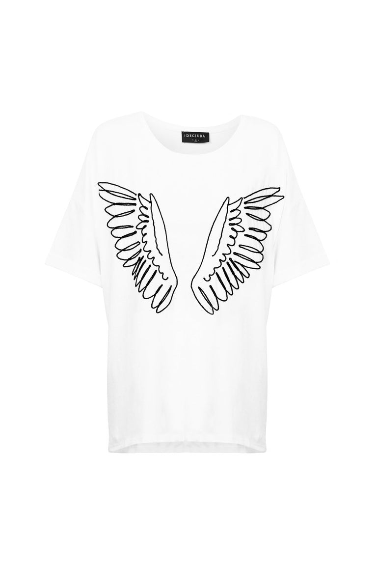 [TEST] Wings Rope Applique Tee