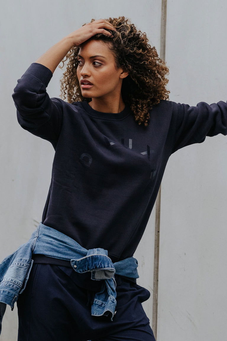 [TEST] D-Luxe Crew Flocked Sweat