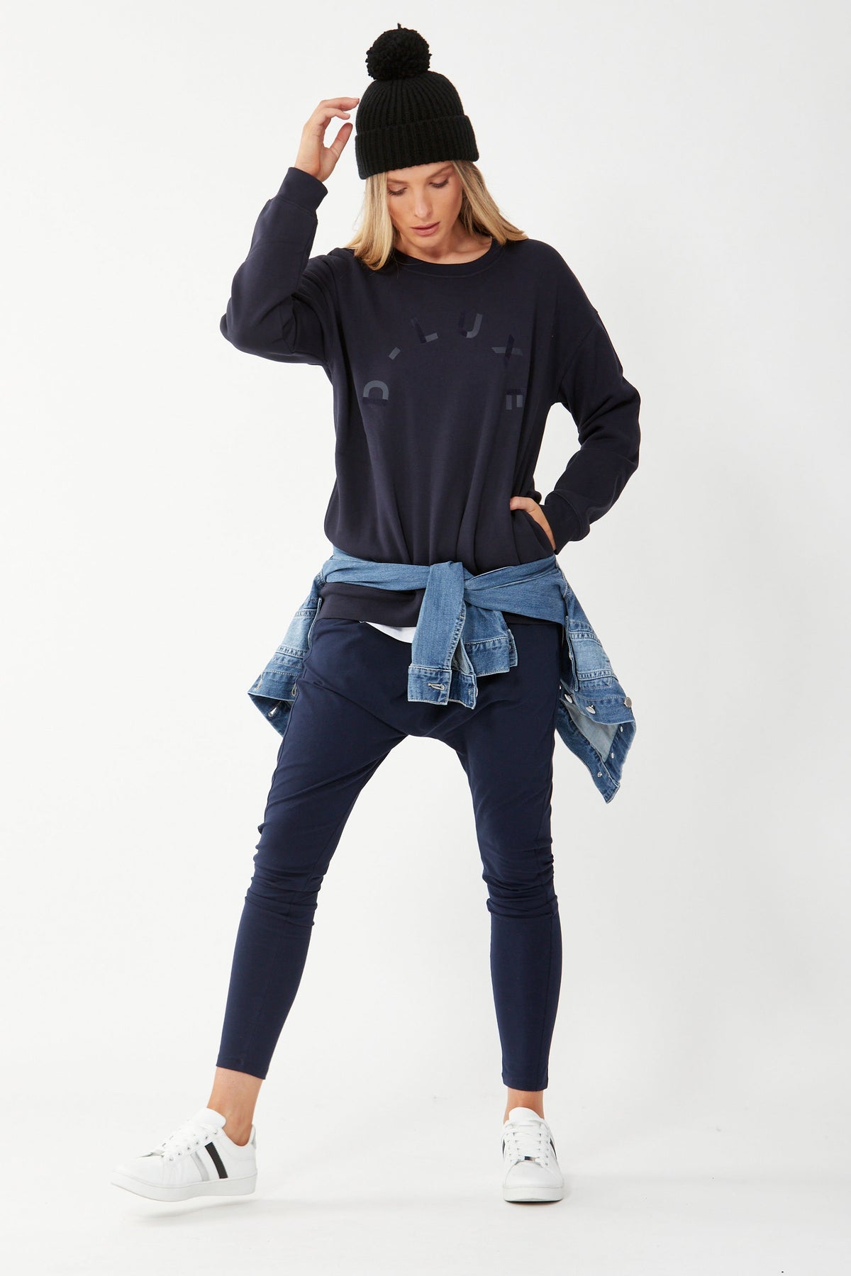 [TEST] D-Luxe Crew Flocked Sweat