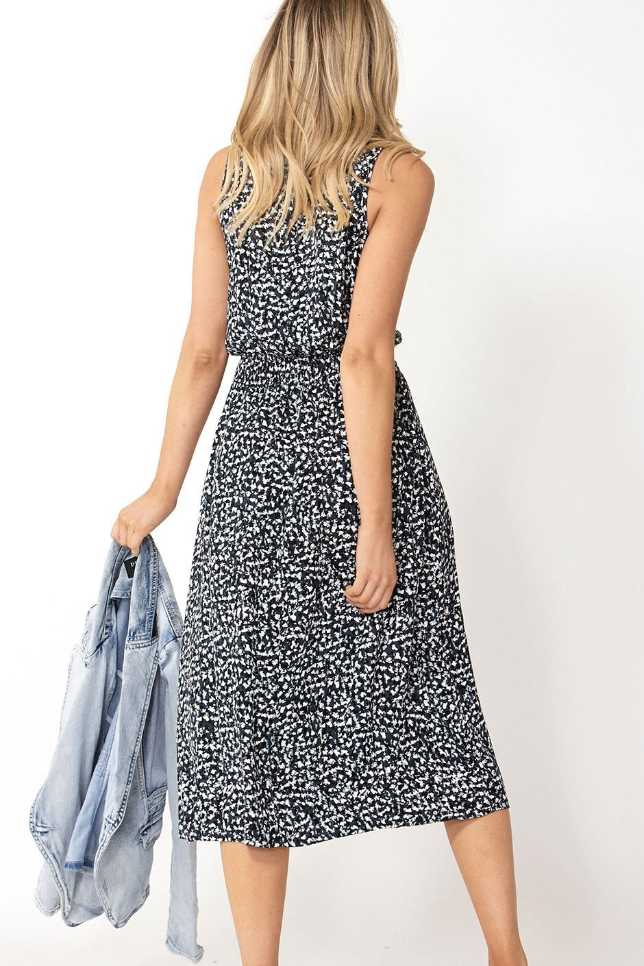 [TEST] Felicity Shirred Midi Dress