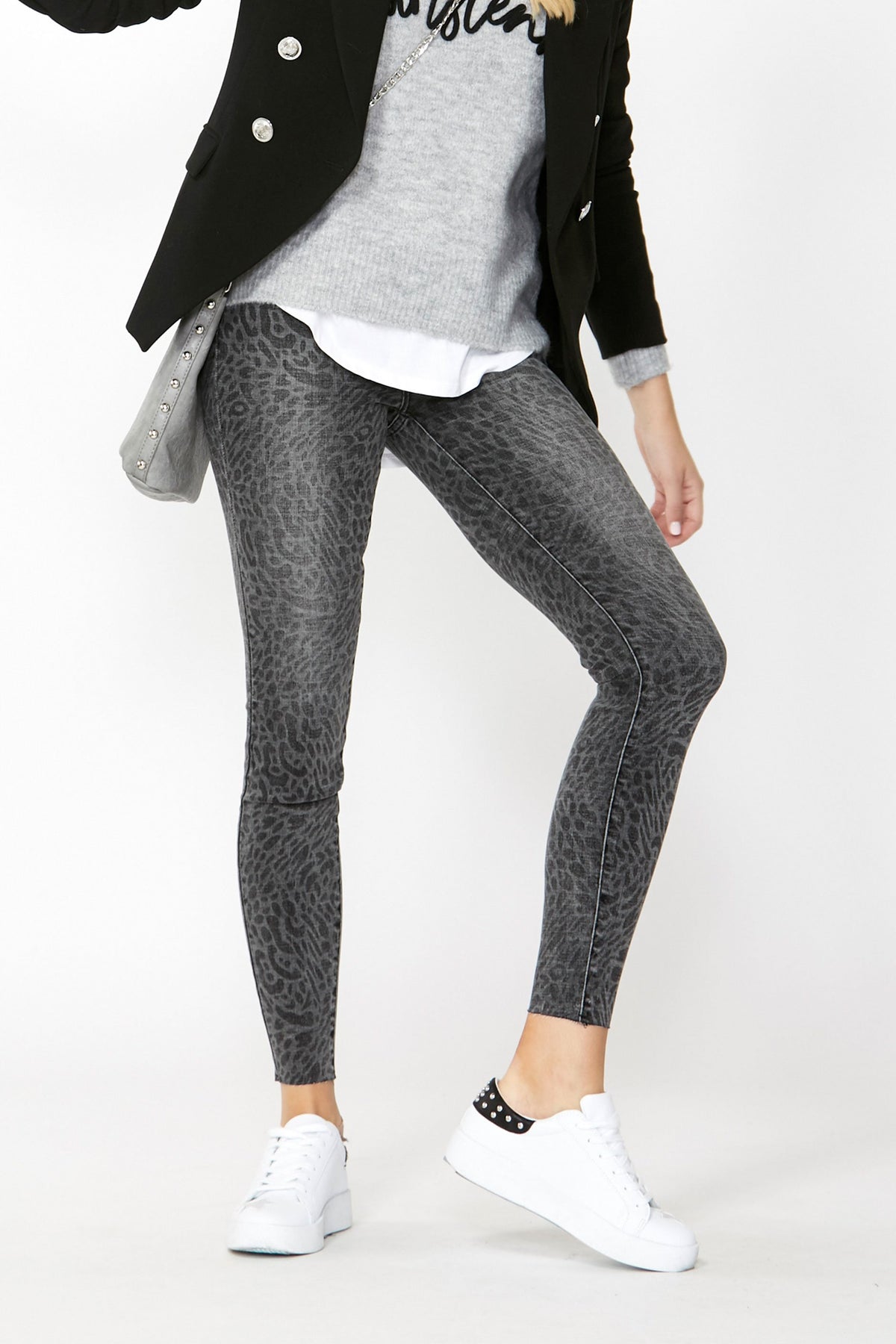 [TEST] Faded Animal Print Skinny Jean