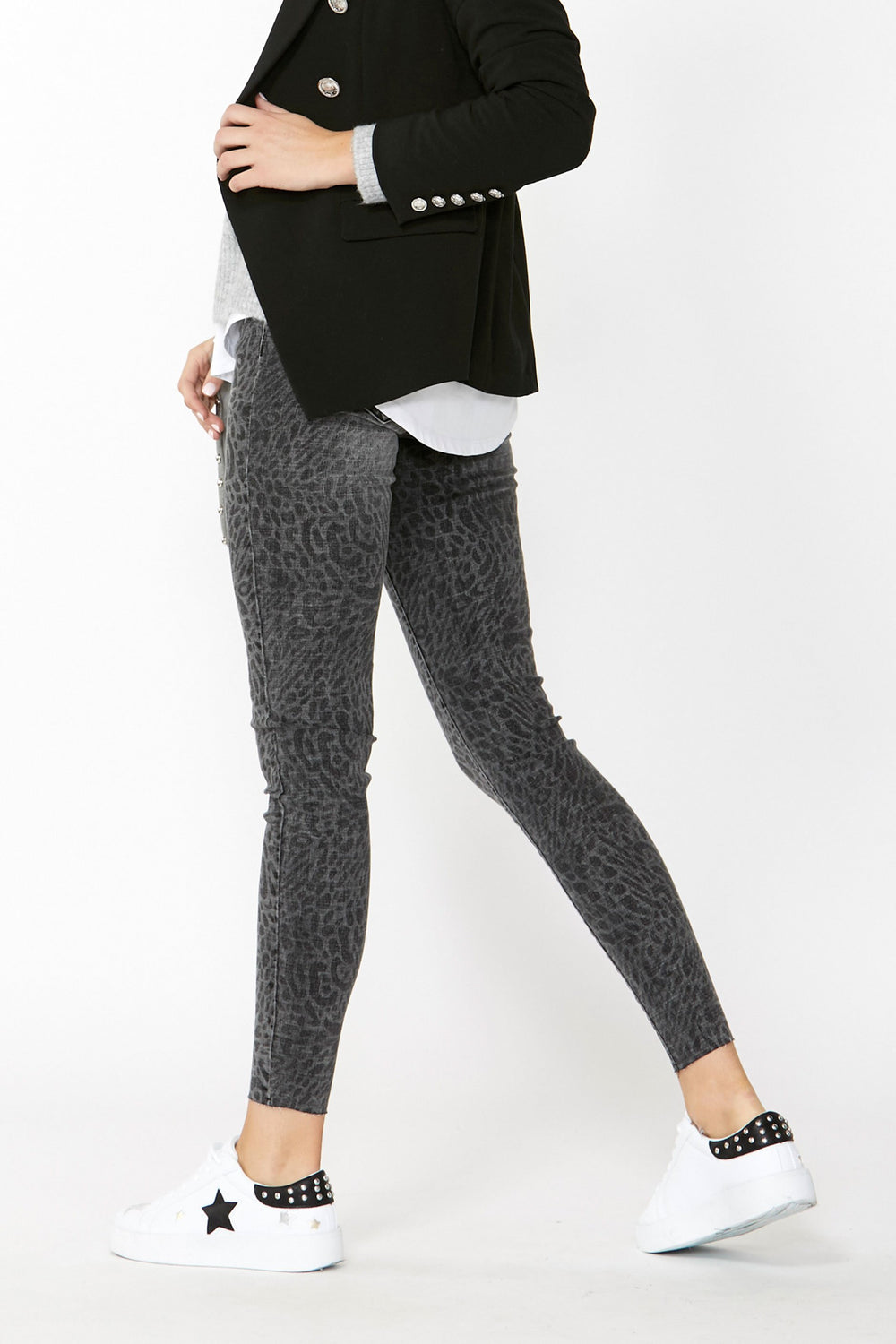 [TEST] Faded Animal Print Skinny Jean